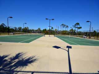 Tennis courts at Indigo